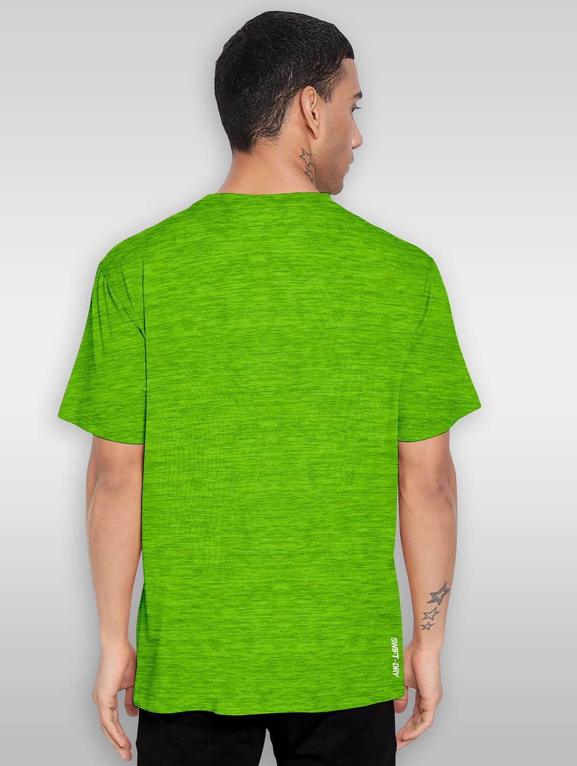 green solid short sleeve t-shirt - 20367866 -  Standard Image - 1
