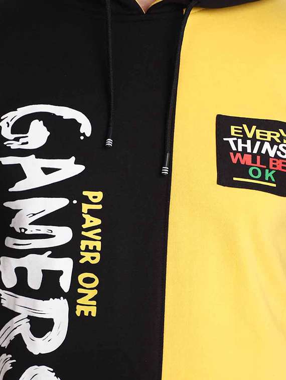 mens color block sweatshirt - 20368912 -  Standard Image - 4