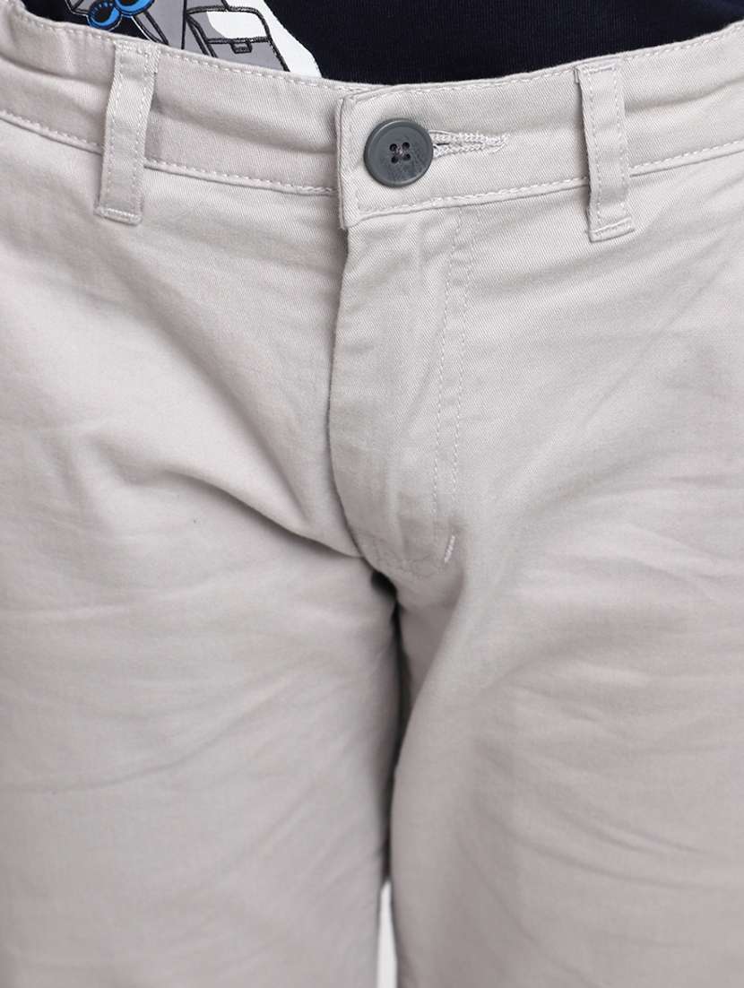 boys grey cotton casual chinos - 20369488 -  Standard Image - 4
