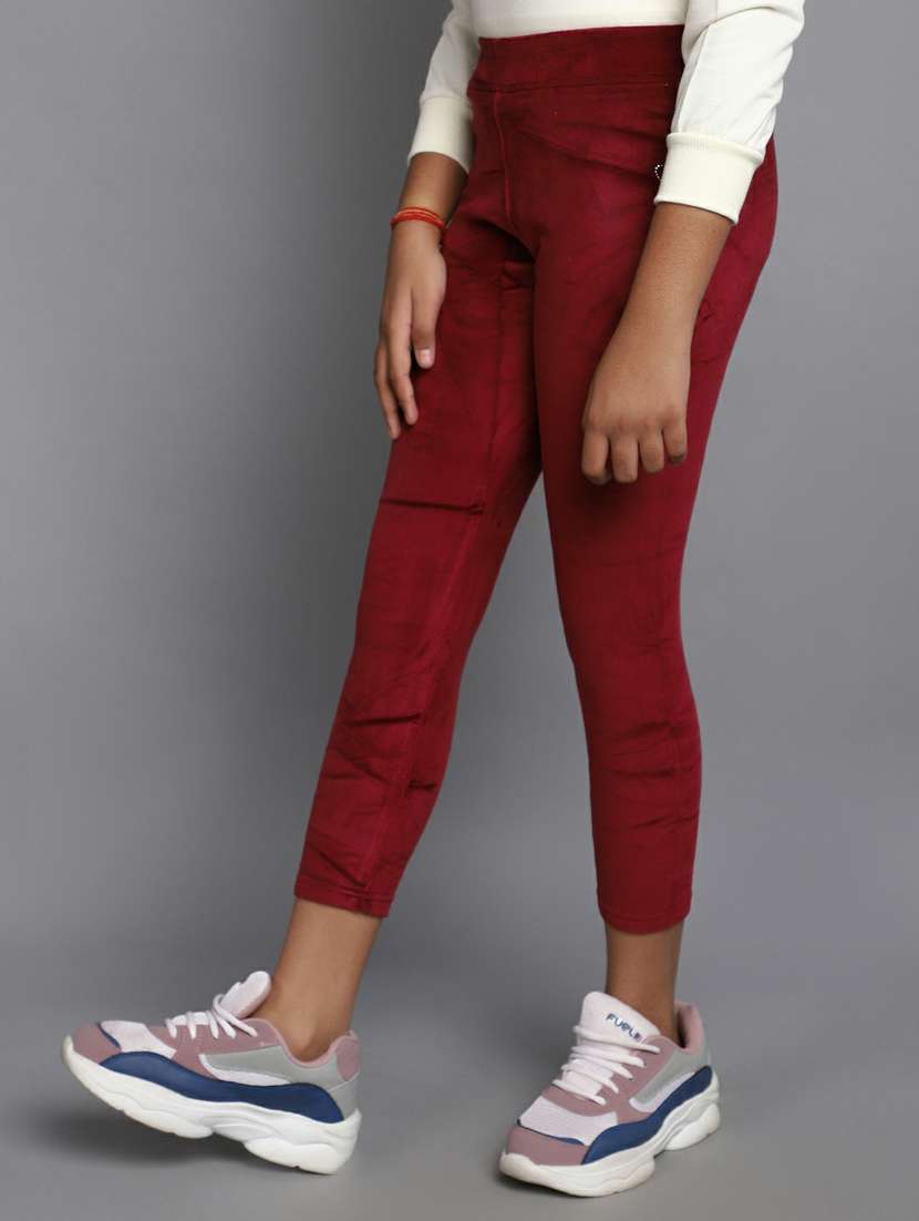 red cotton legging - 20369569 -  Standard Image - 1