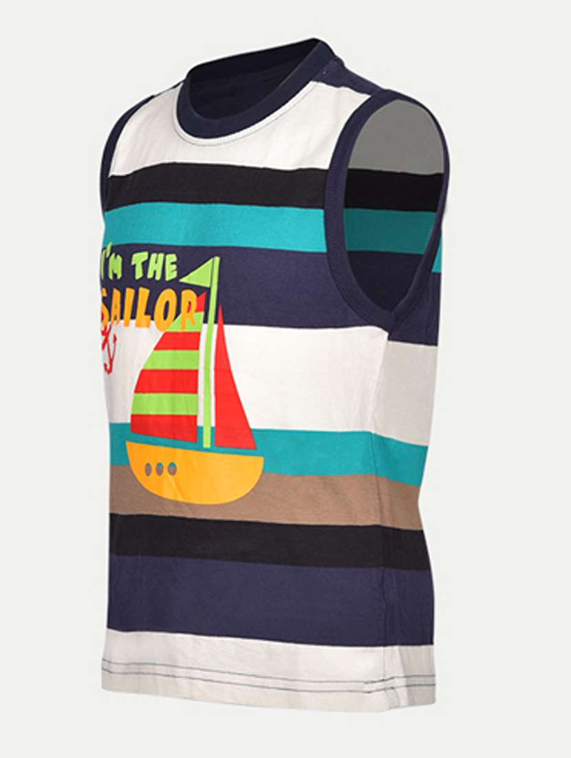 boys striped t- shirt - 20373860 -  Standard Image - 1
