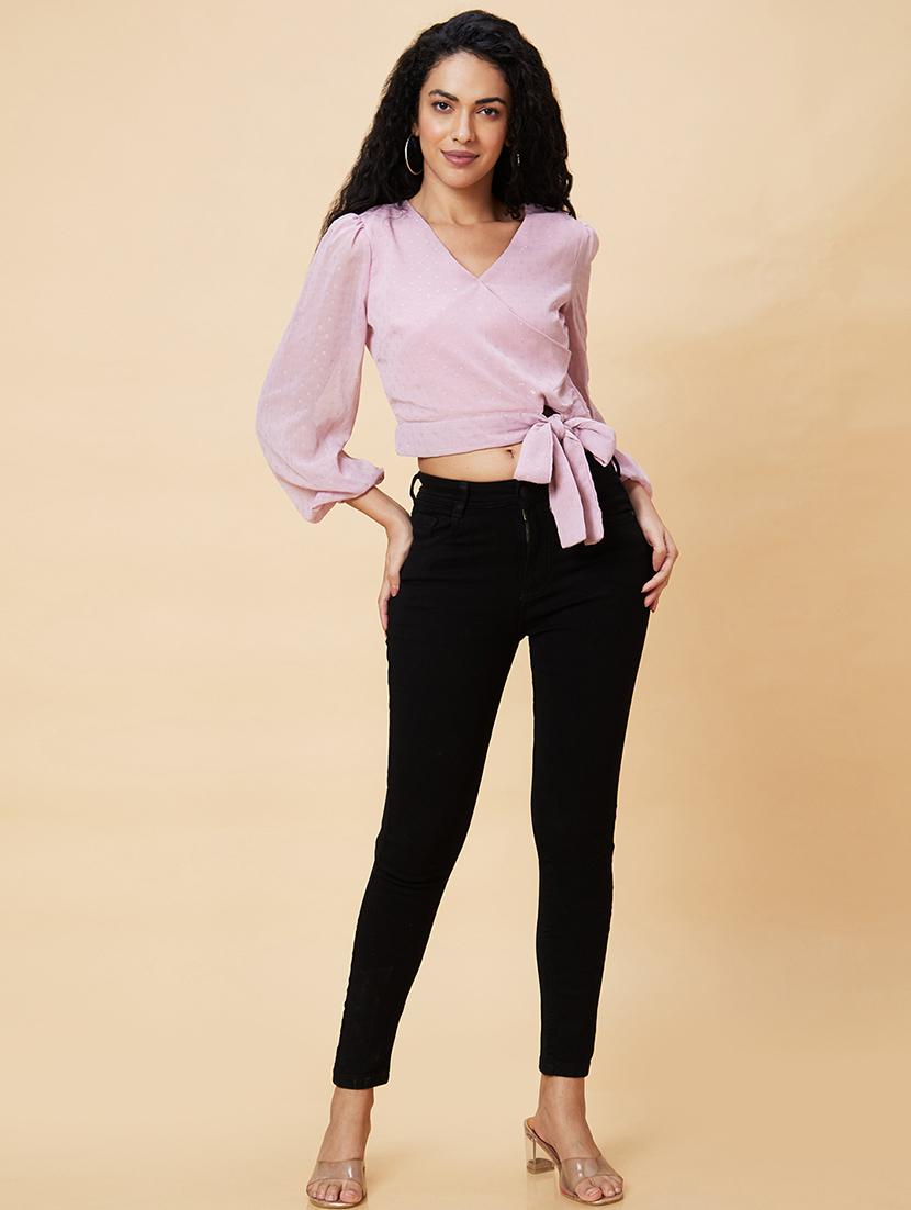 pink self-designed regular top - 20375113 - Standard Image - 4