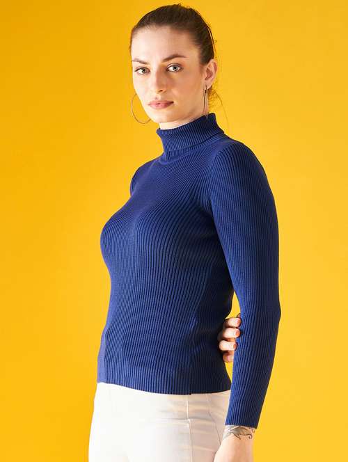 women turtle neck long sleeve pullover - 20375282 - Standard Image - 0
