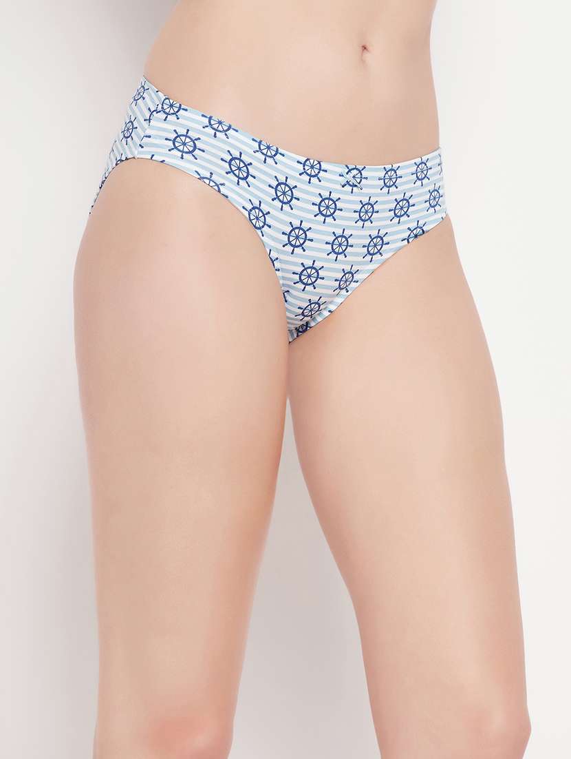 blue cotton bikini panty - 20375577 -  Standard Image - 1