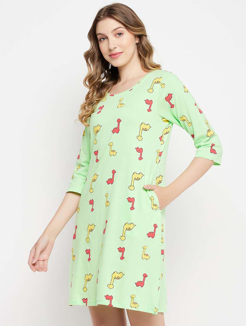neon quirky print sleepshirt  - 20375821 -  Standard Image - 1