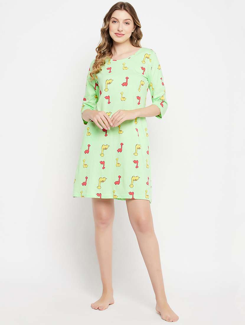 neon quirky print sleepshirt  - 20375821 -  Standard Image - 4