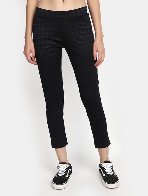 black cotton jeggings - 20376915 - Standard Image - 0