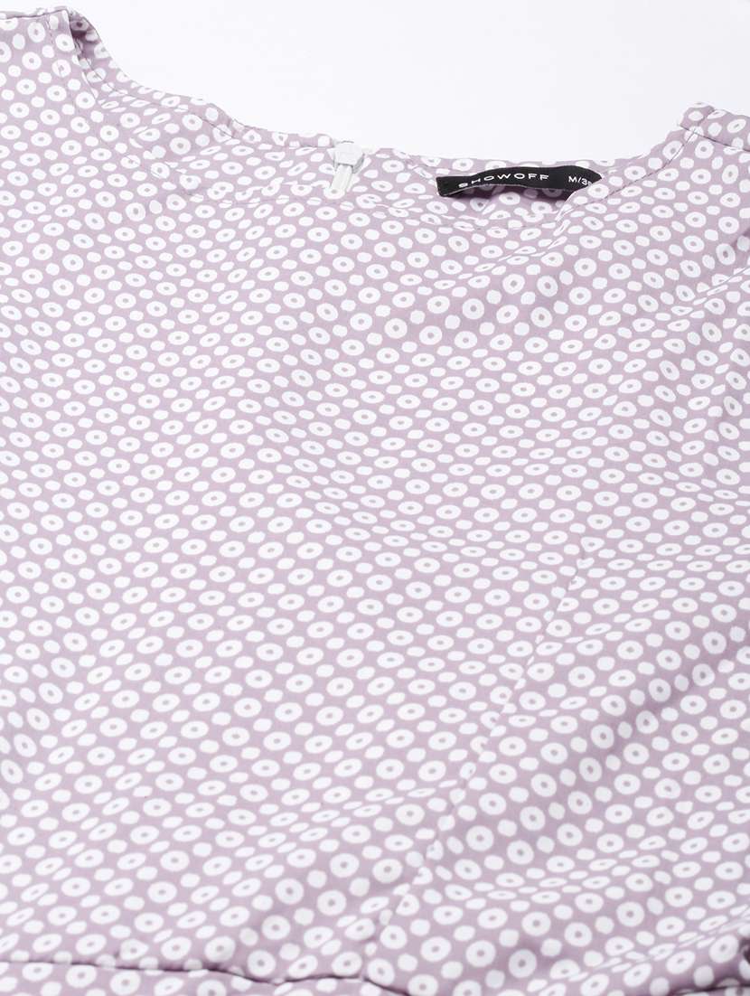 purple polka dots full leg jumpsuit - 20382737 -  Standard Image - 6