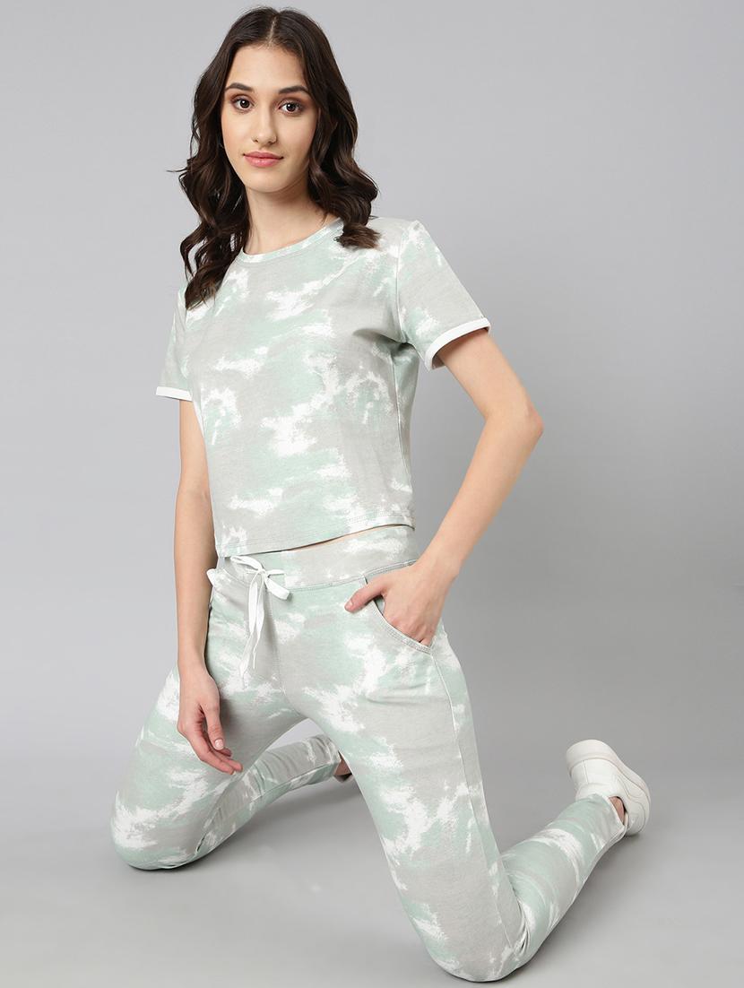 multi color camouflage top and trouser co-ord - 20382899 - Standard Image - 4
