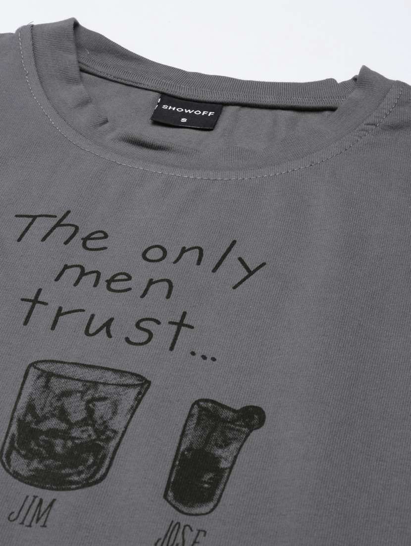 women's front print round neck t-shirt - 20382980 -  Standard Image - 6