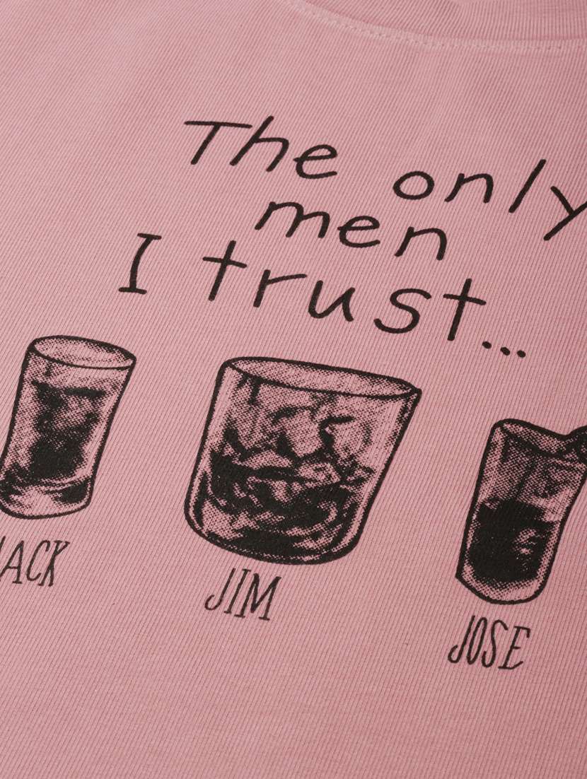 women's front print round neck t-shirt - 20382982 -  Standard Image - 6