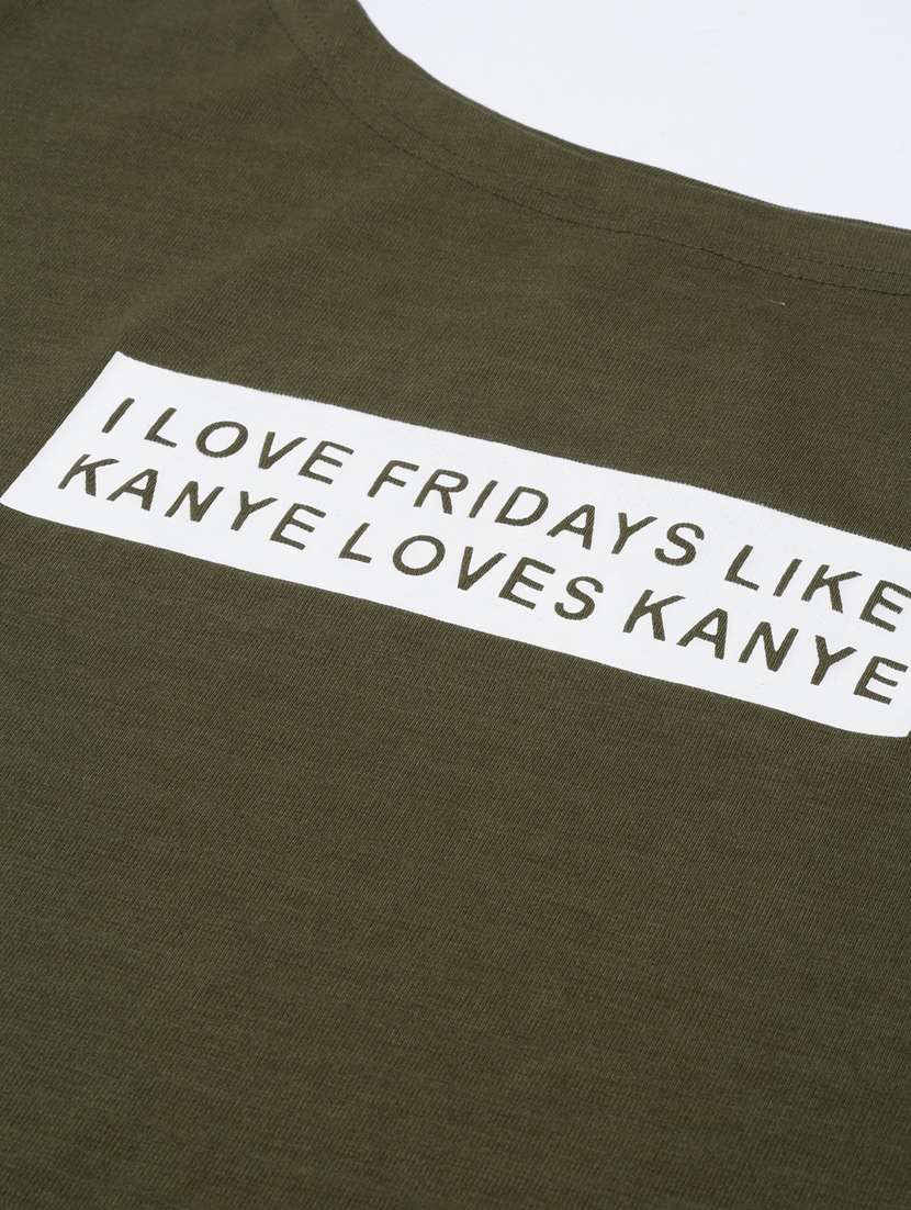 women's chest print round neck t-shirt - 20383001 -  Standard Image - 6