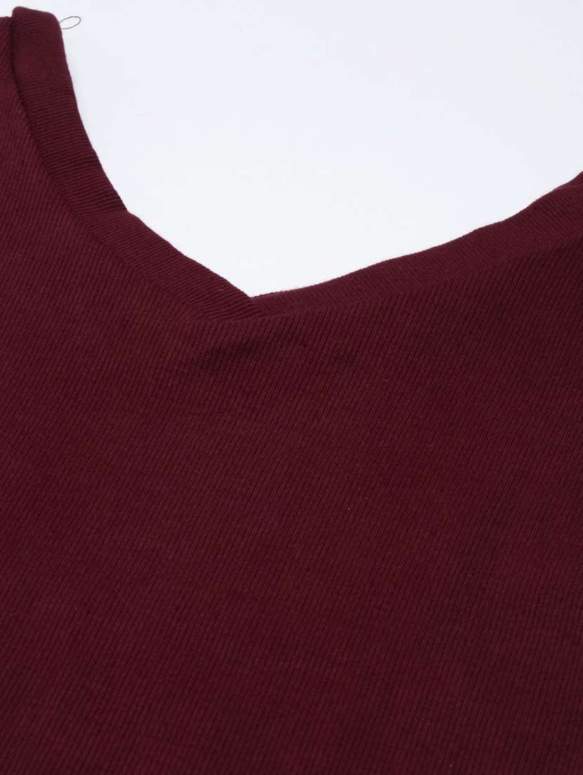 women's plain v neck t-shirt - 20383004 - Standard Image - 6