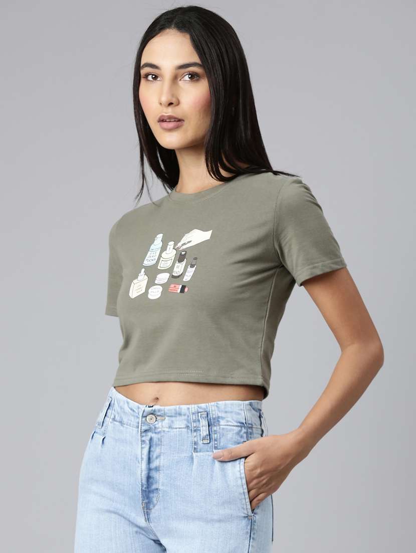 women's front print  t-shirt - 20383012 -  Standard Image - 1