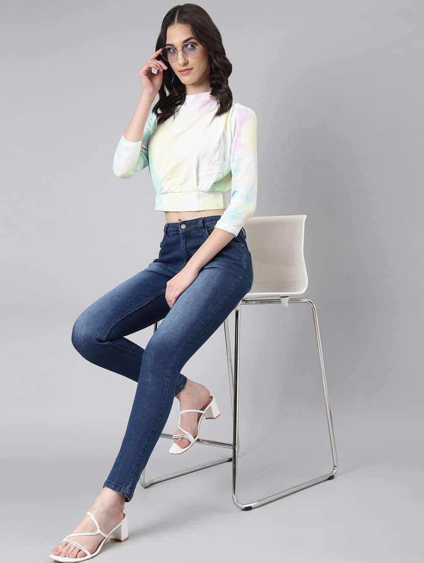 tie & dye blouson top - 20383021 -  Standard Image - 4