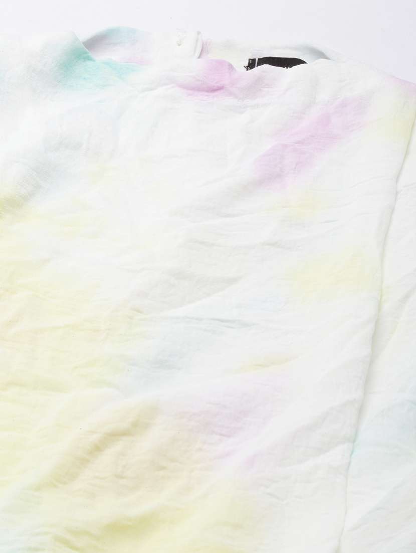 tie & dye blouson top - 20383021 -  Standard Image - 6