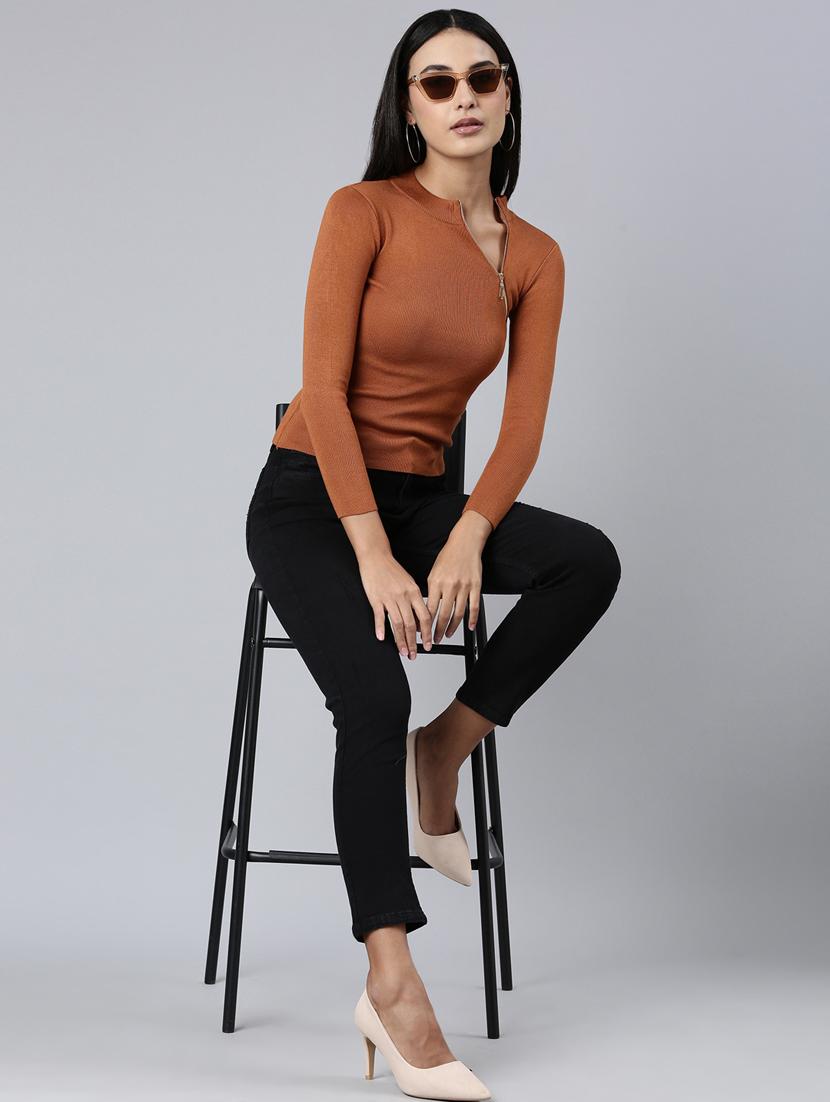 brown acrylic regular top - 20383080 - Standard Image - 4