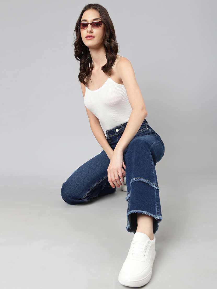 women white acrylic regular top - 20383107 -  Standard Image - 4