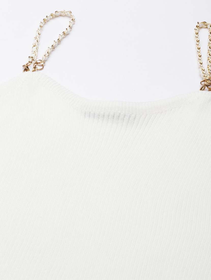 women white acrylic regular top - 20383107 -  Standard Image - 6