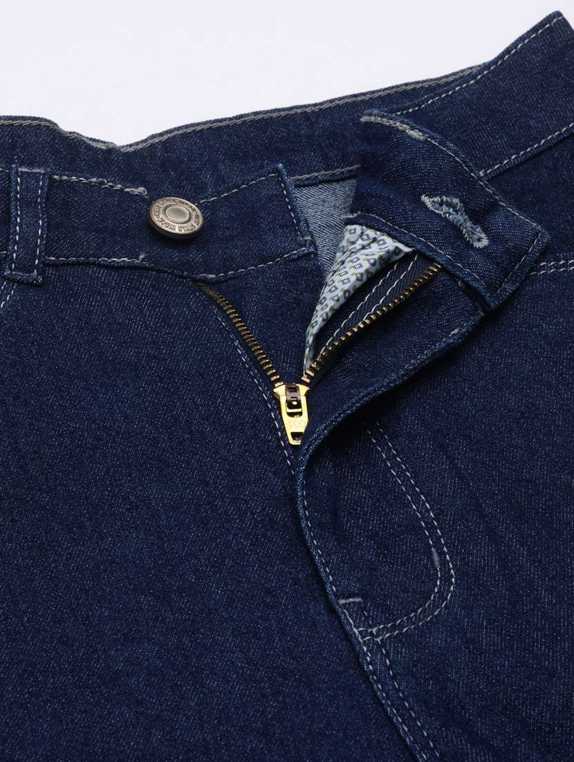 women's plain straight fit jeans - 20383157 -  Standard Image - 4
