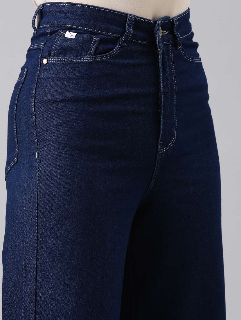 women's plain straight fit jeans - 20383157 -  Standard Image - 6