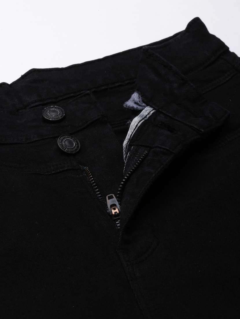 women's plain straight fit jeans - 20383161 -  Standard Image - 4