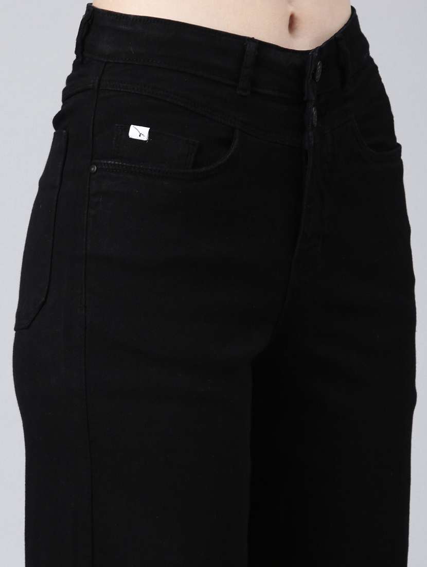 women's plain straight fit jeans - 20383161 -  Standard Image - 6