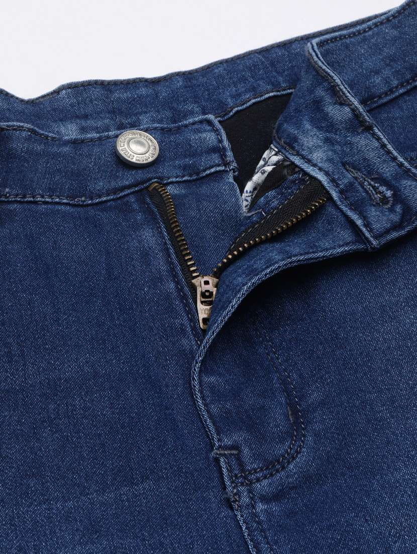 women's plain straight fit jeans - 20383167 -  Standard Image - 4