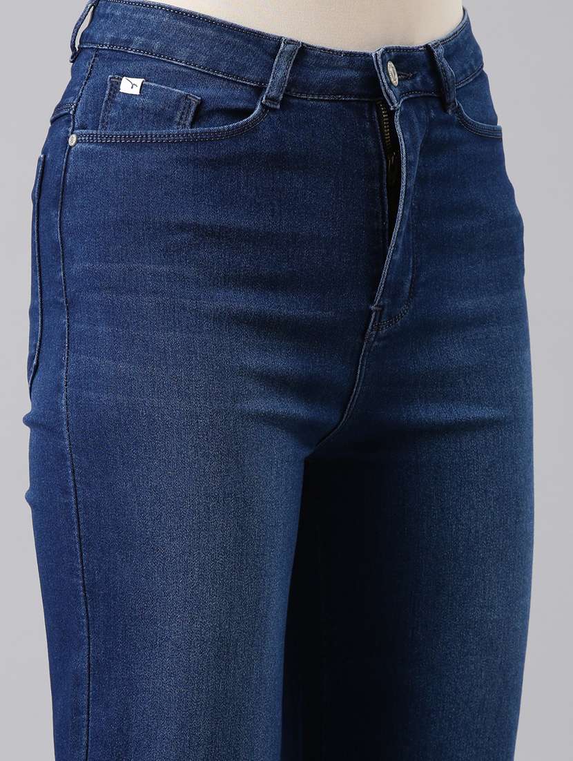 women's plain straight fit jeans - 20383167 -  Standard Image - 6