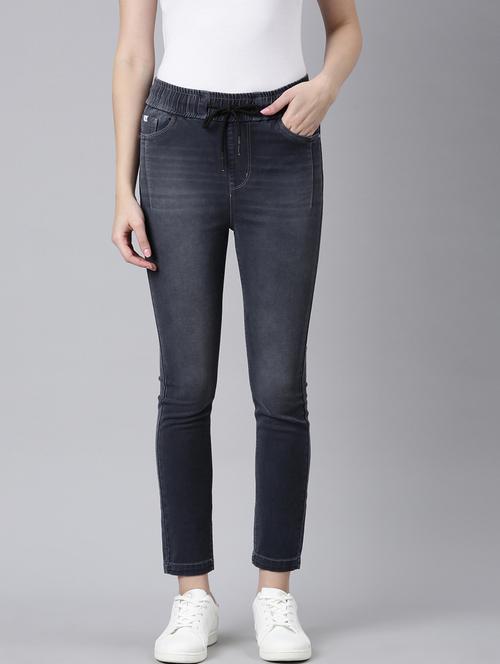 women's plain slim fit jeans - 20383182 - Standard Image - 0