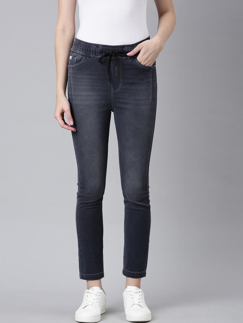 women's plain slim fit jeans - 20383182 - Zoom Image - 0