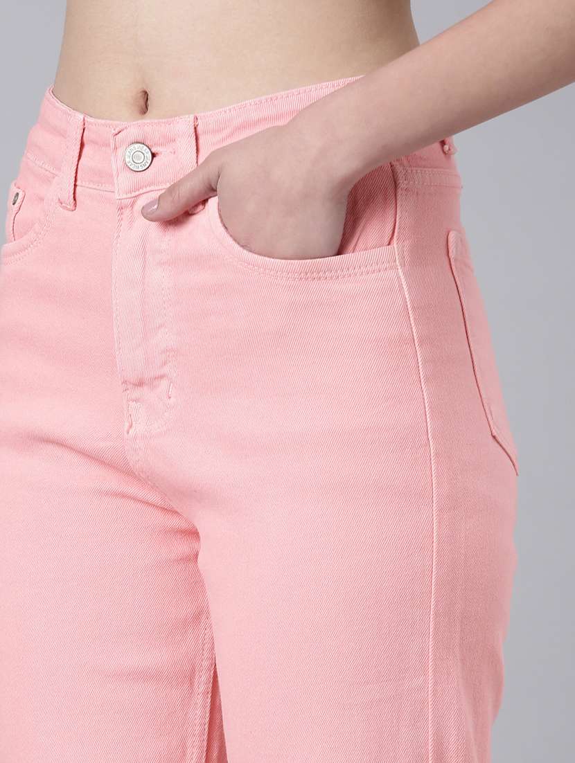 women's plain straight fit jeans - 20383221 -  Standard Image - 6