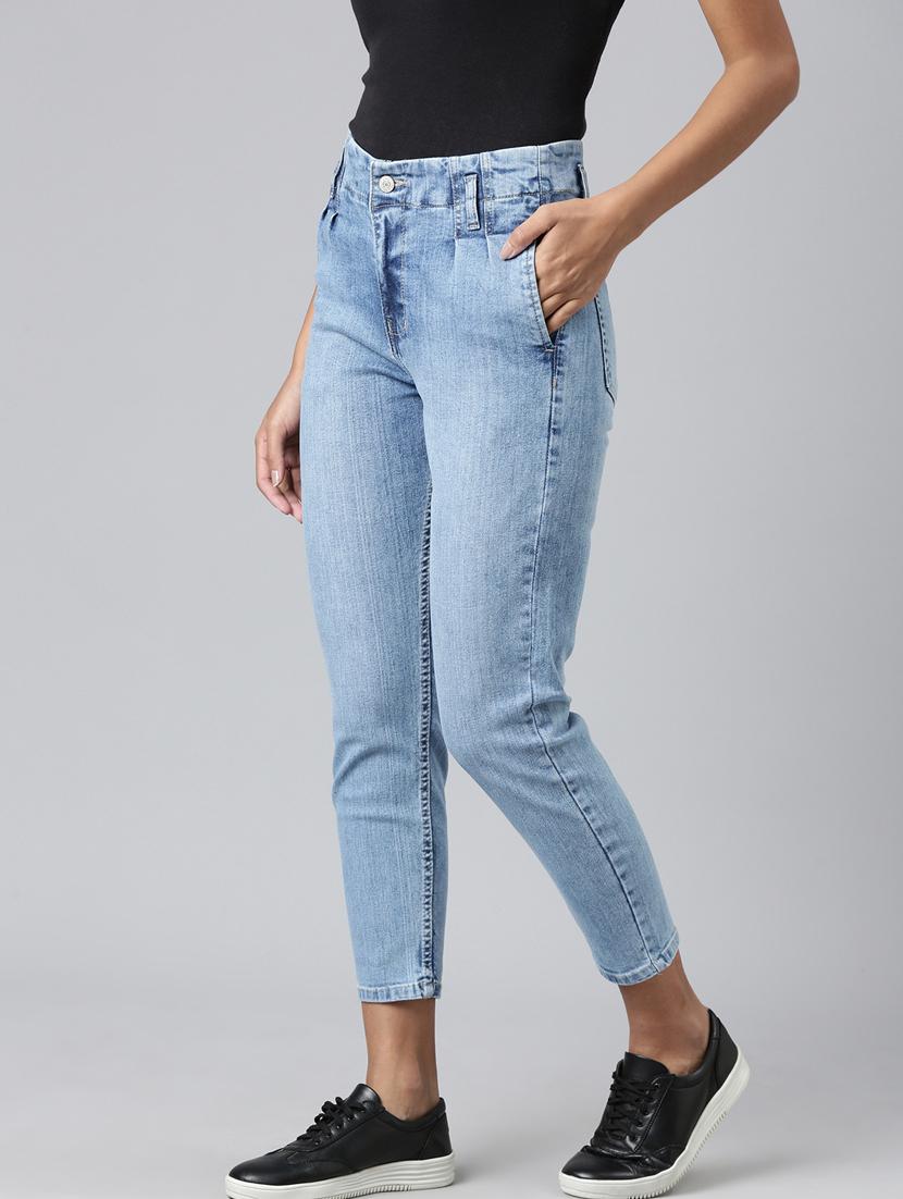 women's plain slim fit jeans - 20383224 - Standard Image - 1