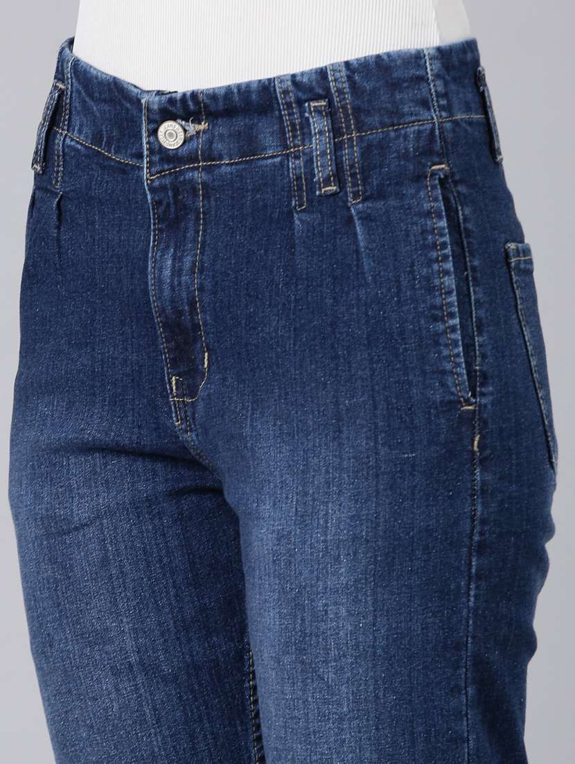 women's plain mom fit jeans - 20383225 - Standard Image - 6