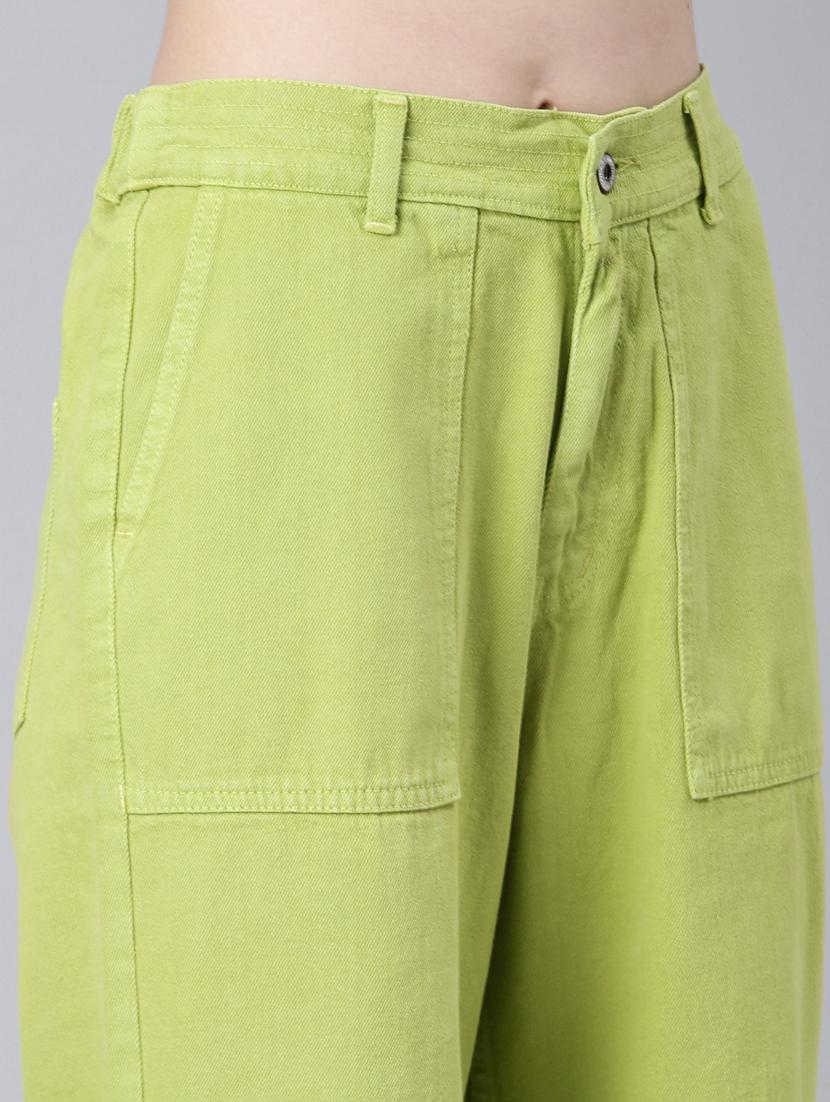 women's plain wide leg jeans - 20383228 - Standard Image - 6