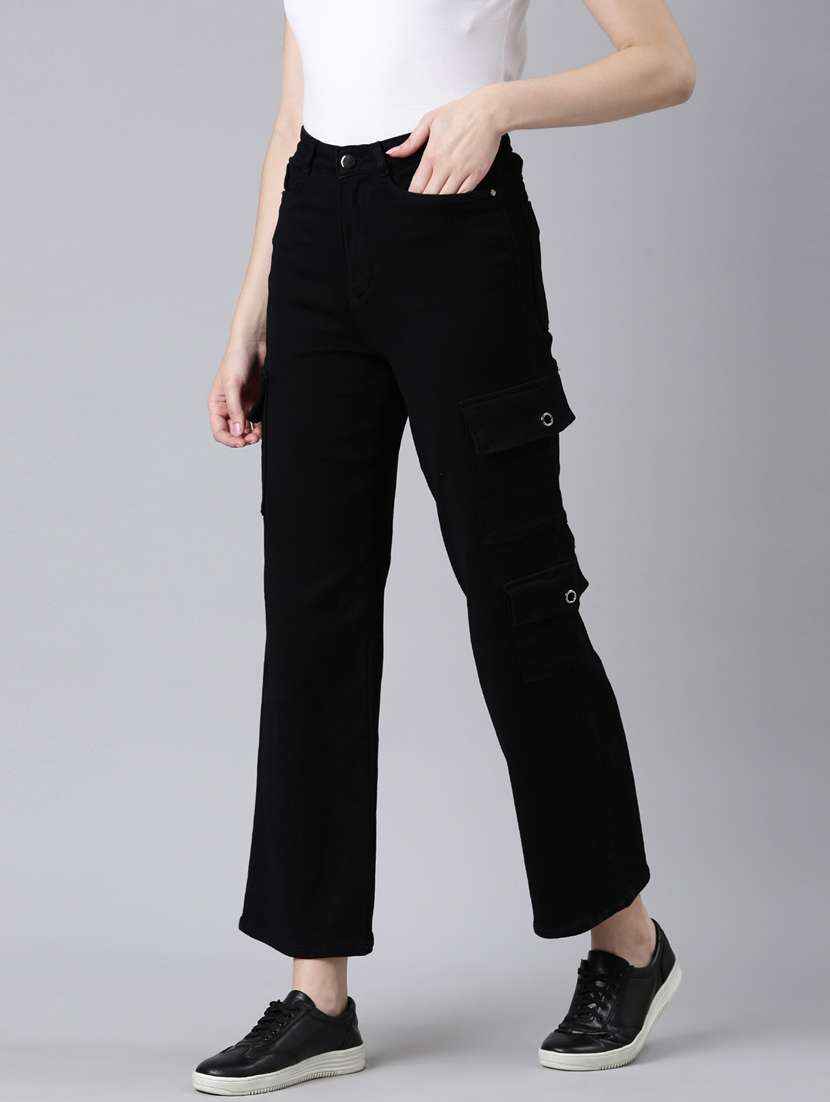 women's high rise solid cargo  - 20383248 -  Standard Image - 1