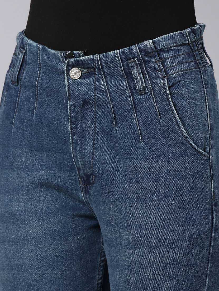 women mid rise denim jeans - 20383253 - Standard Image - 6