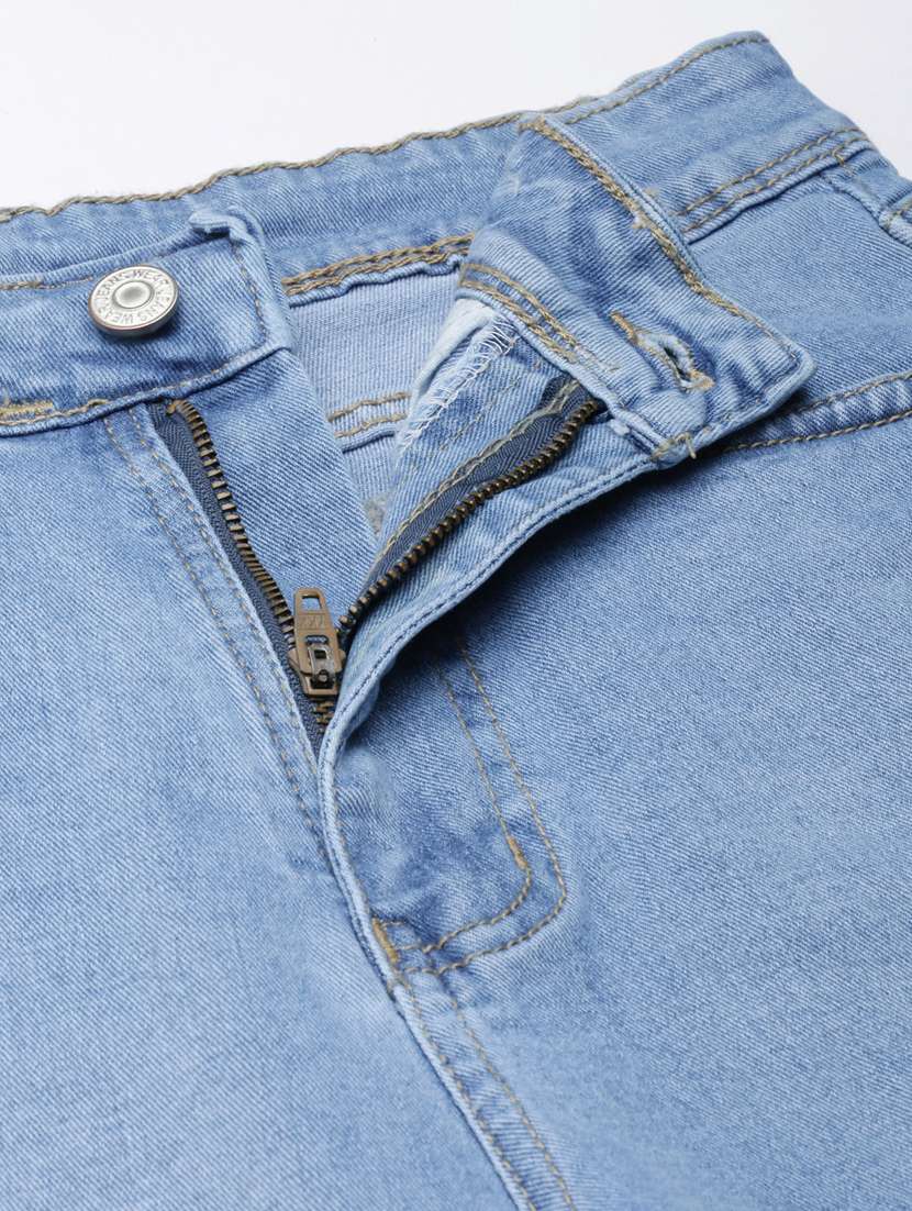 women's distress slim fit jeans - 20383256 -  Standard Image - 4