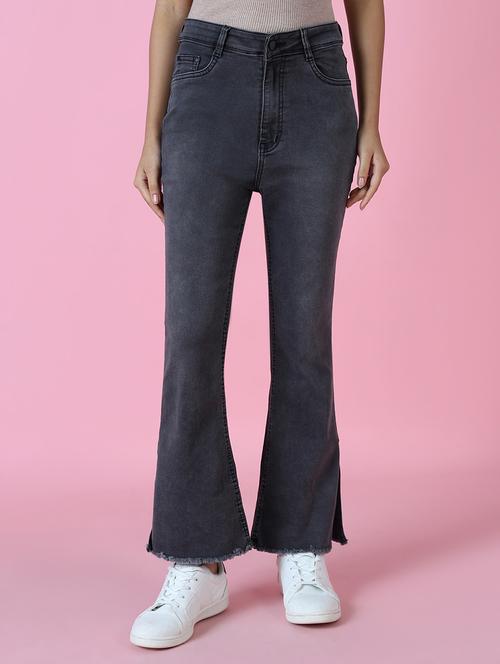 women's plain bootcut jeans - 20383261 -  Standard Image - 0