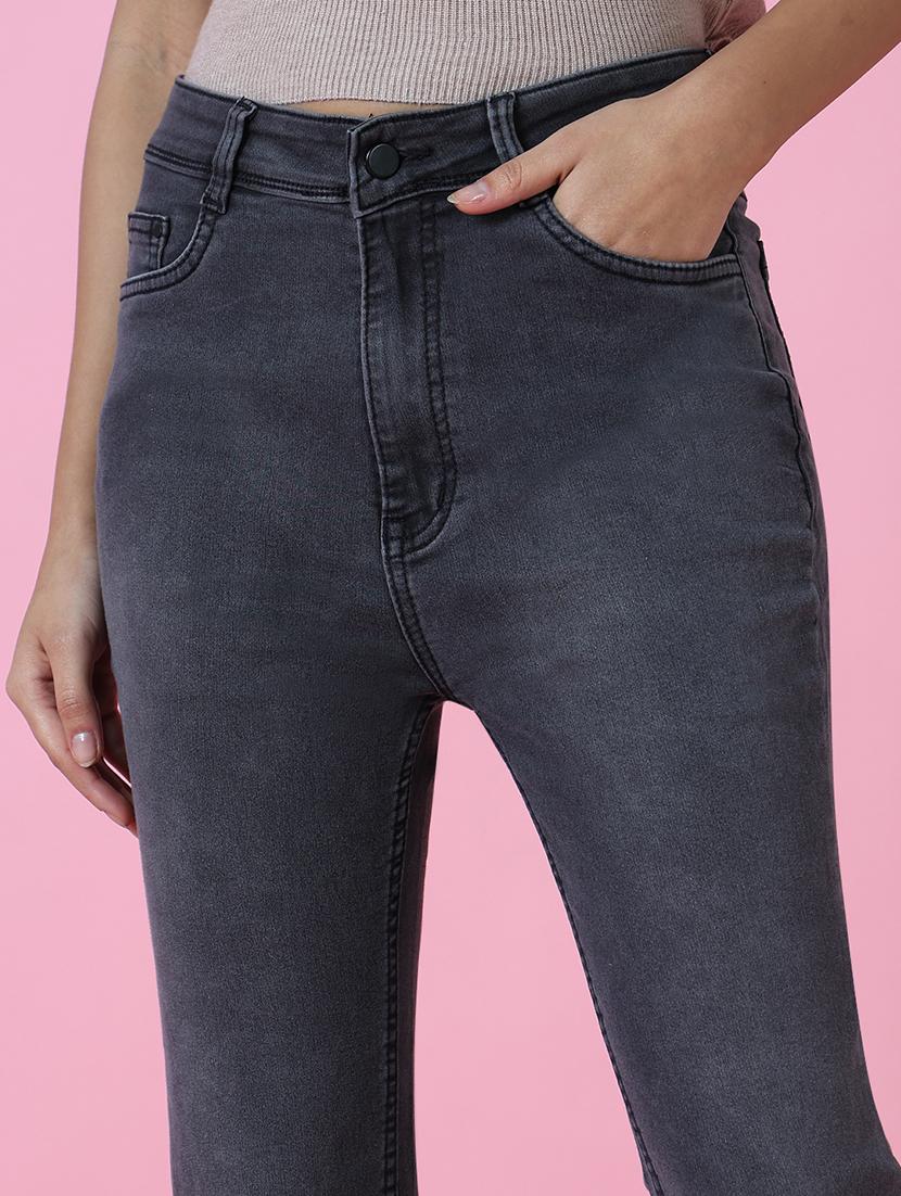 women's plain bootcut jeans - 20383261 - Standard Image - 6