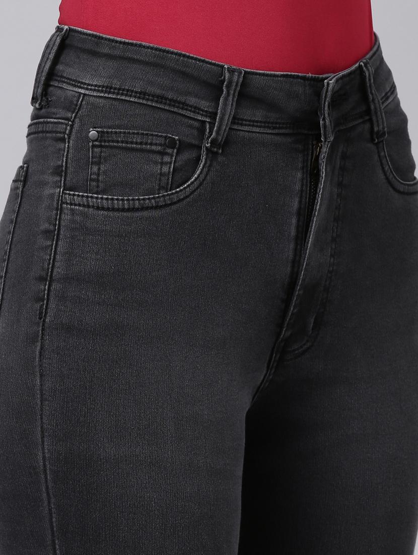 women's plain bootcut jeans - 20383262 - Standard Image - 6