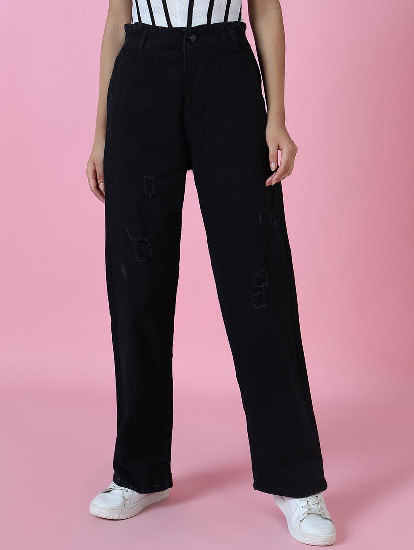 women's plain straight fit jeans - 20383264 -  Zoom Image - 0
