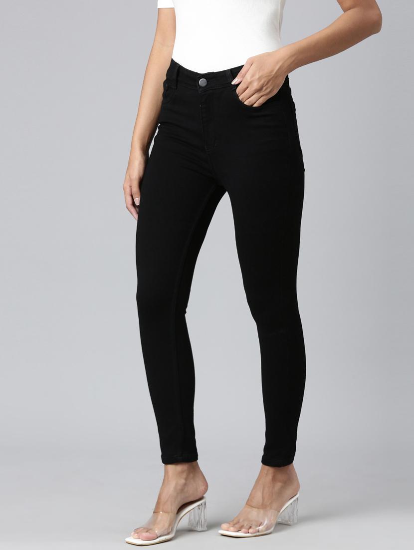 women's plain slim fit jeans - 20383266 - Standard Image - 1
