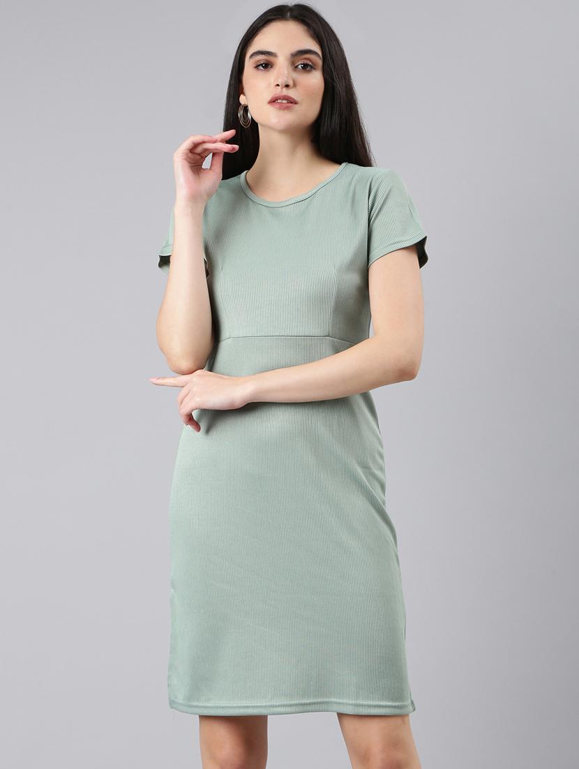 women solid bodycon dress - 20383357 - Zoom Image - 0