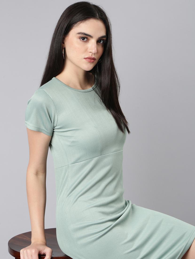 women solid bodycon dress - 20383357 - Standard Image - 4