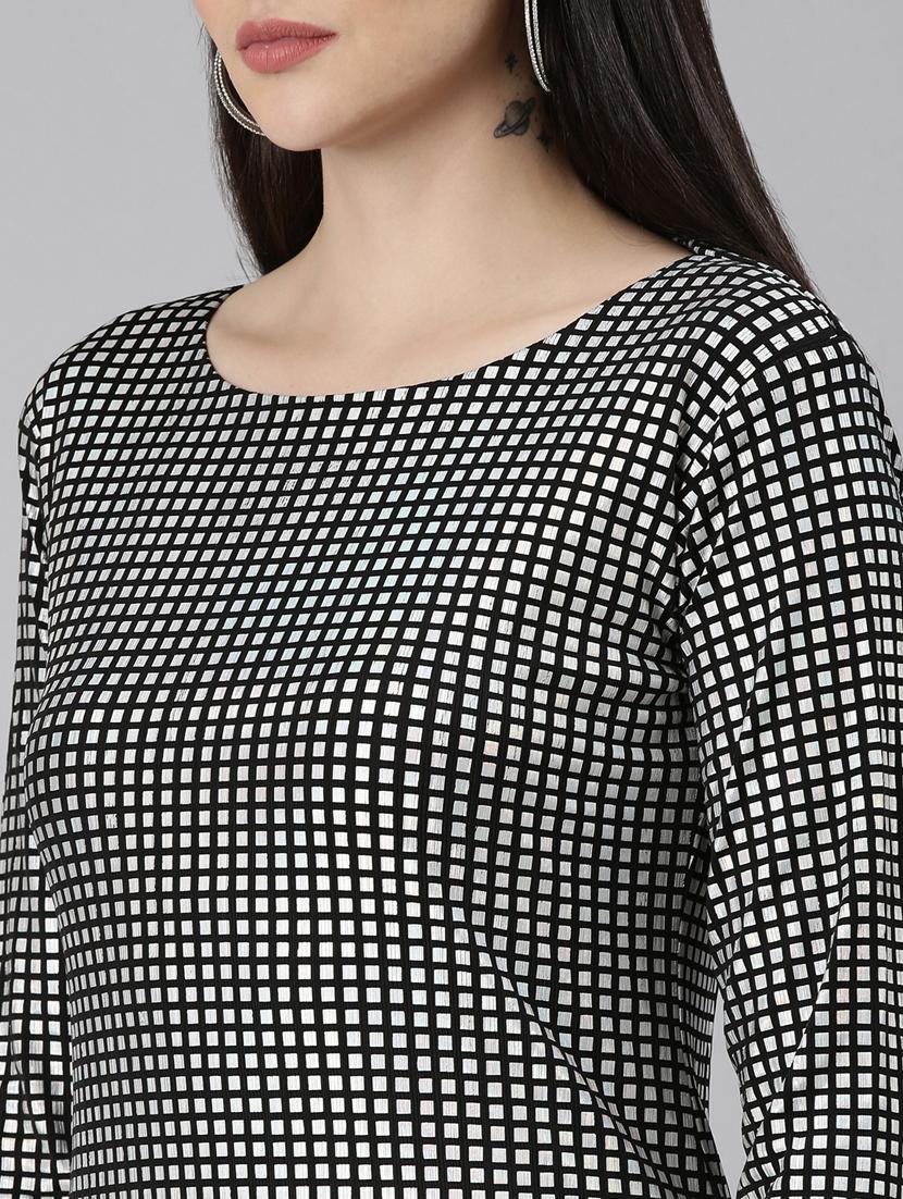 silver foil print sheath dress - 20383515 - Standard Image - 6