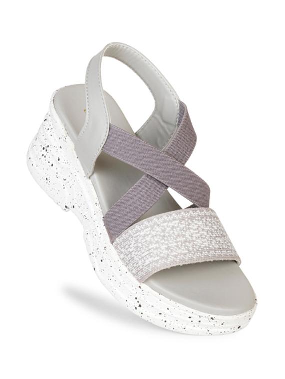 grey back strap wedge - 20383709 - Standard Image - 1