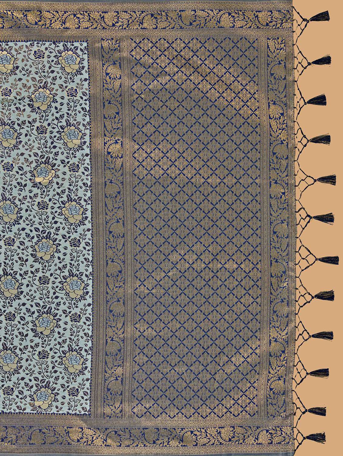 women's banarasi saree with blouse - 20384208 -  Standard Image - 4