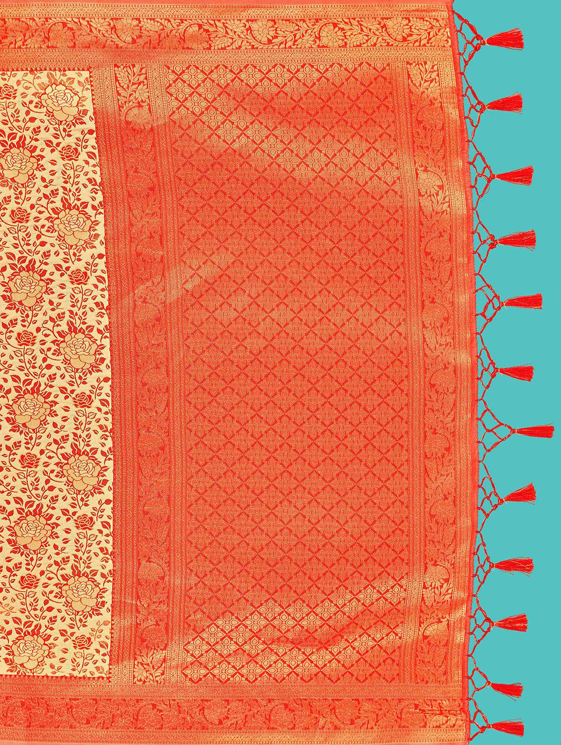 women's banarasi saree with blouse - 20384213 -  Standard Image - 4