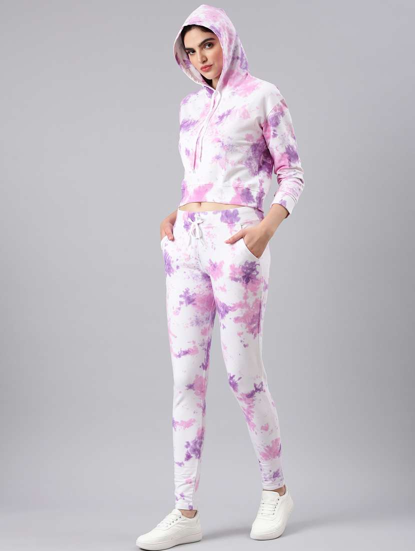 women tie & dye long sleeve active wear set - 20385751 -  Standard Image - 1